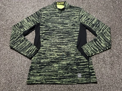 Camisa de Combate Nike Hyperwarm Pro Para Hombres Mediana Compresión Dri Fit Max Verde Foto 1 de 4