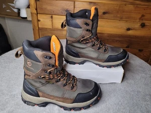 Tamarack Boots Mens 12 M Brown Leather Waterproof Insulated 8" SC-111821-M-BR - Picture 1 of 10