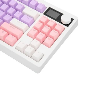 Gaming Keyboard USB Wired 3 Mode Connectivity 16 Lighting Effects Hot Swappab CB - Afbeelding 1 van 24