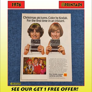 1976 Kodak Instant Camera Print Ad - Electronics - Picture 1 of 2
