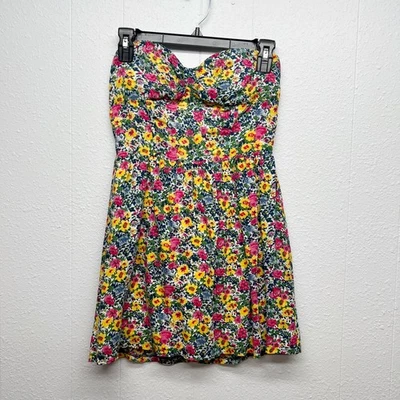 Twenty One Floral Chic Coquette Beach Romantic Coastalgirl Mini Dress Size Small - Image 1 of 4