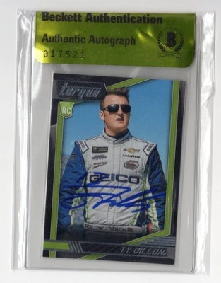 Ty Dillon Signed 2017 Torque RC Beckett Certified Auto - Image 1 of 2