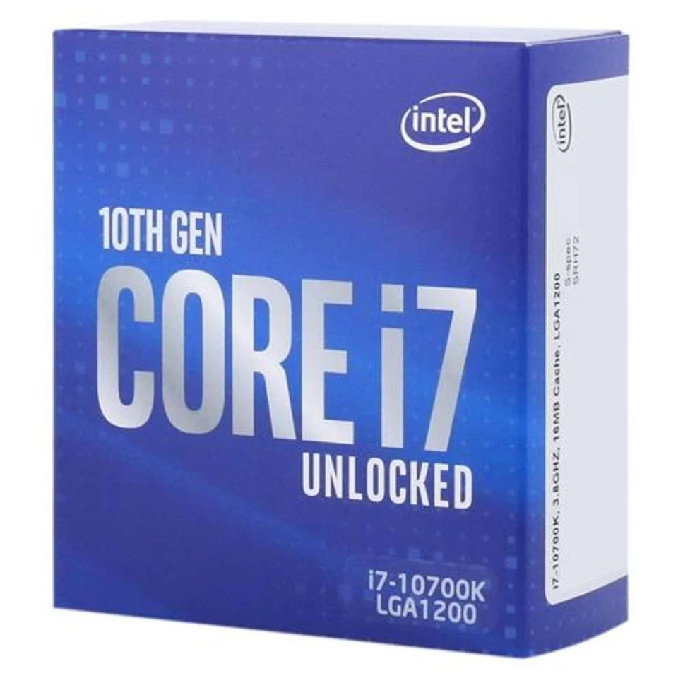 Cpu Core I7-10700K (Comet Lake-S) Socket 1200 - Box - Immagine 1 di 1