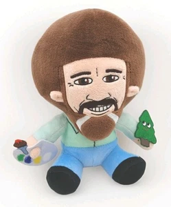 Kidrobot Phunny Bob Ross Happy Little Painting 9,5 Zoll Plüschtier Stofftier Spielzeug  - Bild 1 von 9