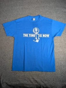 Camiseta de baloncesto azul de la NBA Dallas Mavericks "The Time Is Now" 2011 XL para hombre - Imagen 1 de 7