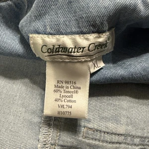 ColdwaterCreek Ligeramente Envejecido Tencell Lovell y Algodón Mujer Talla XL? Chaqueta - Imagen 1 de 11
