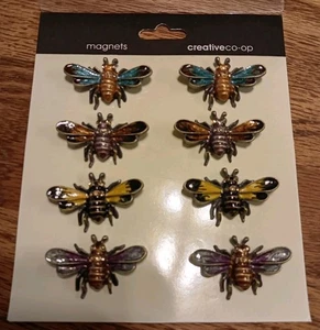 Creativo Juego Cooperativo de 8 Imanes de Abeja HERMOSO Imán de Armario de Refrigerador - Imagen 1 de 11