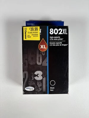 Epson 802XL Black High Yield Ink Cartridge T802XL120 Exp. 12/25 - NEW SEALED - Image 1 of 4