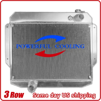 3 Row Aluminum Radiator For 1958-1960 1959 Lincoln Premiere V8 Engine 7.0L AT/MT Foto 1 de 4