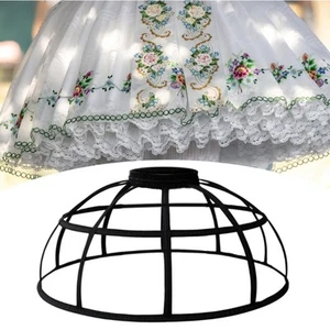 Women's Crinoline Underskirt Bustle Petticoat Hoops Skirt for Cosplay Prom - Picture 1 of 5