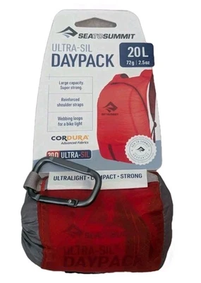 Sea to Summit Ultra-Sil 20 L Day Pack - Spicy Orange Backpack New NWT $69.95 - Image 1 of 4