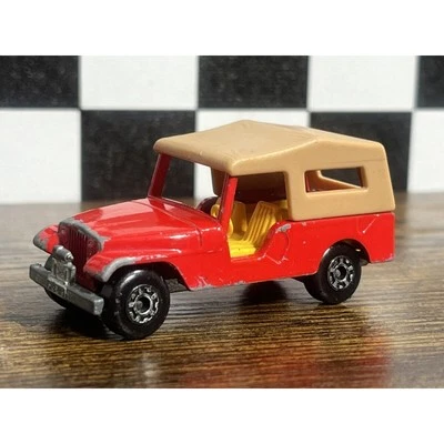 Vintage Lesney Matchbox Superfast 1977 No 53 Red Jeep CJ6 Made In England - Image 1 of 4