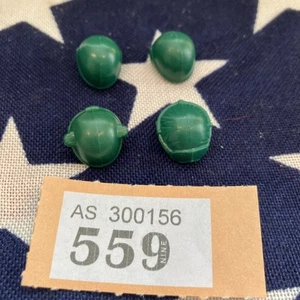 GI Joe Hasbro Accessory Pack Green Helmets, Blowtorch, Mutt & Duke Vintage - Picture 1 of 2