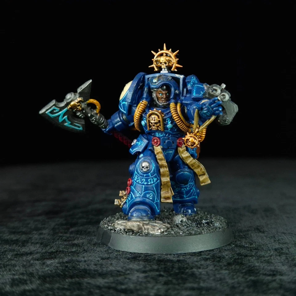 Terminator Librarian Blood Ravens Painted Space Marines Warhammer 40k Primaris - Изображение 1 из 4