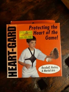  HEART GARD CHEST HEARTGUARD  PROTECTIVE Baseball Softball Sports New Old Stock  - Picture 1 of 3