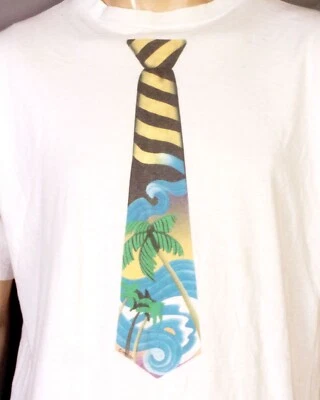 vintage 80s single stitch Hallmark T-Shirt Novelty Tie Theme Buttery Soft USA XL - Image 1 of 4