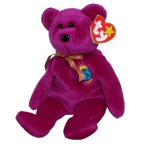 TY Beanie Baby - MILLENNIUM  Bear. DOB: 01-01-1999 - Picture 1 of 1