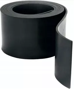 Cinta de rollo de goma/esponja lisa de neopreno negra muchos anchos y grosor - Imagen 1 de 2