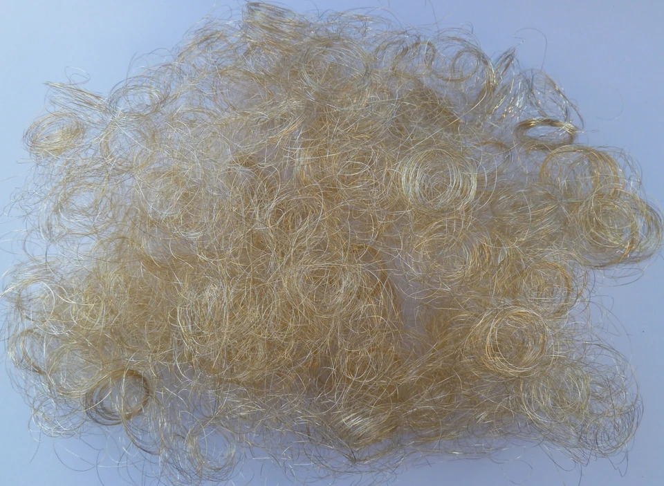 MARKENLOS Flower-Hair, Engelshaar gelockt - gold-silber (champagner) 20g (Flowerhair)