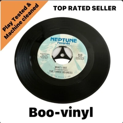 The Three Degrees - What I See (7", Single) Funk Soul Neptune Records EX - Bild 1 von 4