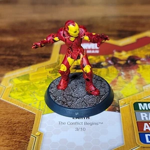 Heroscape Iron Man Marvel The Conflict Begins Figure Replacement with card - Picture 1 of 6