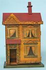 Jean Nordquist's Bliss Replica 11-1/2"h Front Opening Dollhouse With Wallpaper