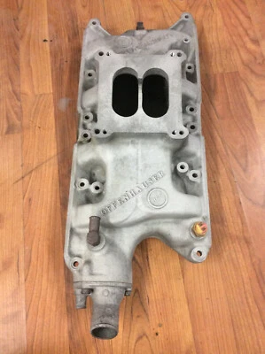 Colector de admisión de aluminio Offenhauser 5691 289 302 Ford LEER necesita bobinas heli Foto 1 de 4