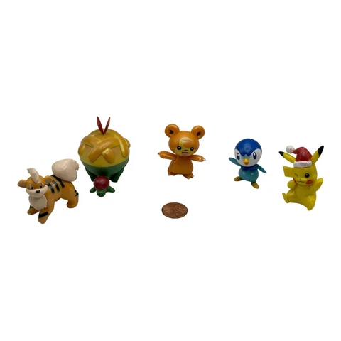 (5) Jazwares Pokémon Christmas Shiny Figures Advent Calendar Pikachu Loose Cover