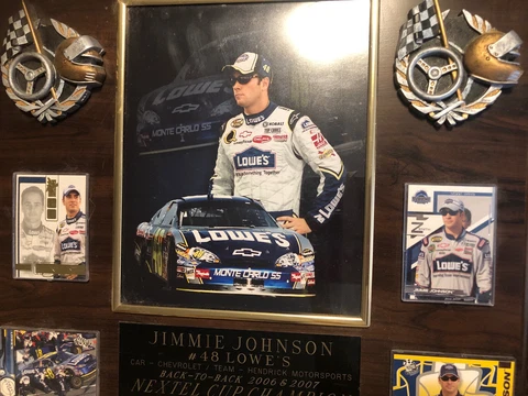 Jimmie Johnson #48 Nextel Champion Plaque Cover