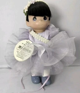 Precious Moments Tippy Toes Doll 9” Tootsie (Purple) - Picture 1 of 8