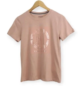 Nautica Mauve Cotton Blend Short Sleeve T Shirt Sz XS - Picture 1 of 11