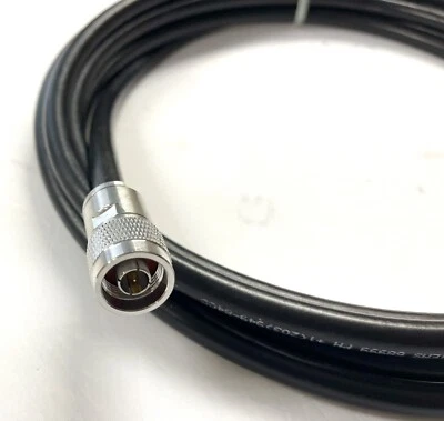 Coax Jumpers NO CRIMP  - Amphenol TYPE N and Times Microwave LMR-400 ULTRA-FLEX - Image 1 of 4