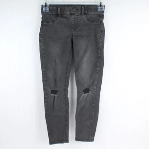 Wonder Nation Distressed Black Jeggings Girls Size 7-8, Good Condition - Picture 1 of 5