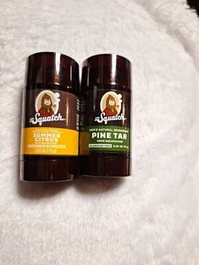 2 x Dr.Squatch Deo Roller Stick Pine Tar & Summer Citrus 75g Neu Natürliches Men