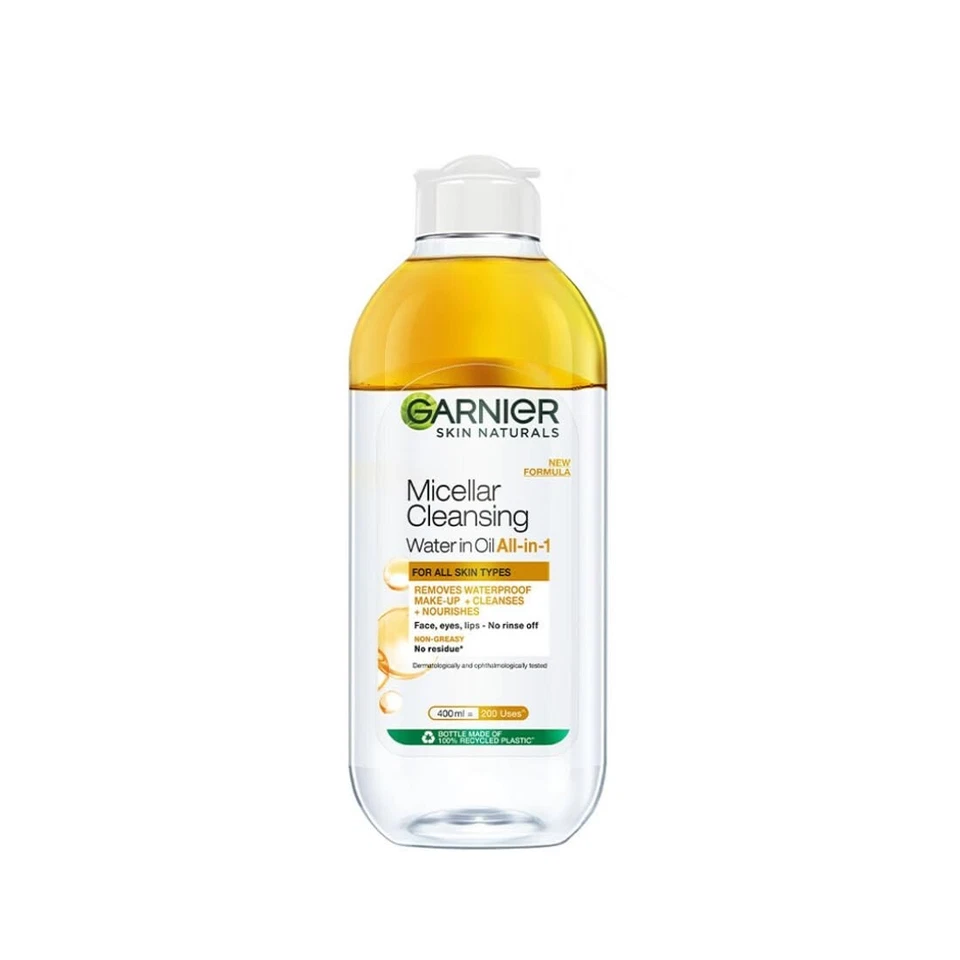 Garnier Micellar Cleansing Water in Oil Removes Waterproof Makeup 400ml - Image 1 of 1