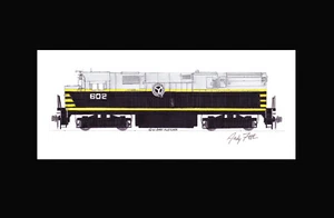 Belt Railway of Chicago C424 #602 11"x17" Matted Print Andy Fletcher signed - Picture 1 of 1