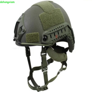 FAST Green Black Level Bulletproof UHMWPE BALLISTIC Tactical Helmet - Picture 1 of 12