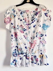 Monsoon summer top cap sleeve size 12 - Picture 1 of 9