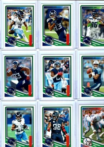 2025 Score Football Tennessee Titans Team Set 16 Base Cards + 2 Bonus Cards + - Picture 1 of 2