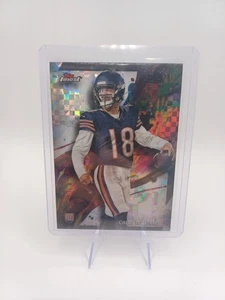2024 Topps Finest Caleb Williams Common Checkerboard Refractor Rookie Card RC - Bild 1 von 2