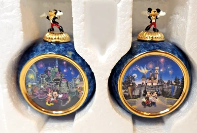Disney Ornaments The Bradford Edition Main St. Electrical/Sleeping Beauty Castle - Image 1 of 4