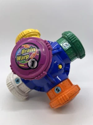 Brain Warp Vintage 1996 Tiger Electronics Electronic Talking Game Blue FOR PARTS - Image 1 of 4