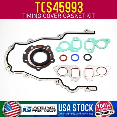 For 2006-2009 CHEVROLET IMPALA 5.3L Front Timing Cover Gasket Set LS1 LS2 LS3 - Image 1 of 4