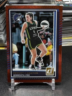2025 Panini Donruss WNBA - Bridget Carleton #4 Red Shimmer /399 - Image 1 of 2