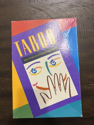 Vintage 1989 Taboo Board Game by Milton Bradley - Image 1 of 4