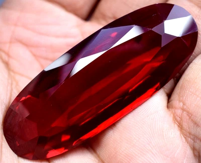 Natural 148.95 Ct Blood Red Ruby Mozambique GGL Certified Loose Gemstone - Image 1 of 4