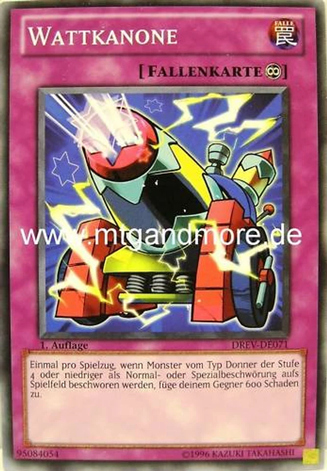 Yu-Gi-Oh 3x Wattkanone - - - DREV - Bild 1 von 1