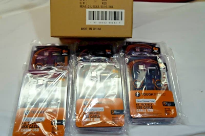 6 X Tough Tested 6ft USB Cable for Ipod/IPad/IPhone Older models - 30 pin - Image 1 of 4