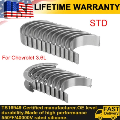 STD For Chevrolet Cadillac GMC Acadia 2.8L 3.6L V6 Engine Main & Rod Bearing Kit - Image 1 of 4