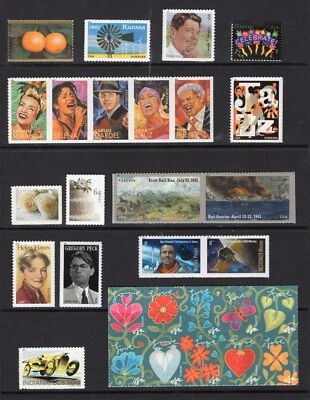 US 2011 NH Commemorative GENUINE1 Year Set 105 Stamps w/ FLAGS B4 Free Ship USA - Image 1 of 4